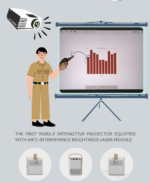 FulabCo FH8 Interactive Projector | Portable Smart Touch Projector - Image 3